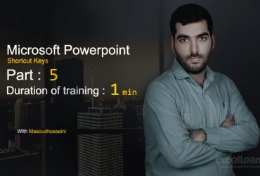 کلید های میانبر نرم افزار مایکروسافت پاورپوینت (قسمت پنجم)