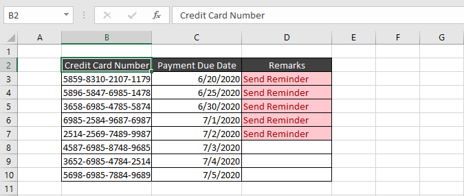 استفاده از ابزار Conditional Formatting در ایجاد آلارم(Notifications)