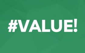 رفع خطای !VALUE# در اکسل